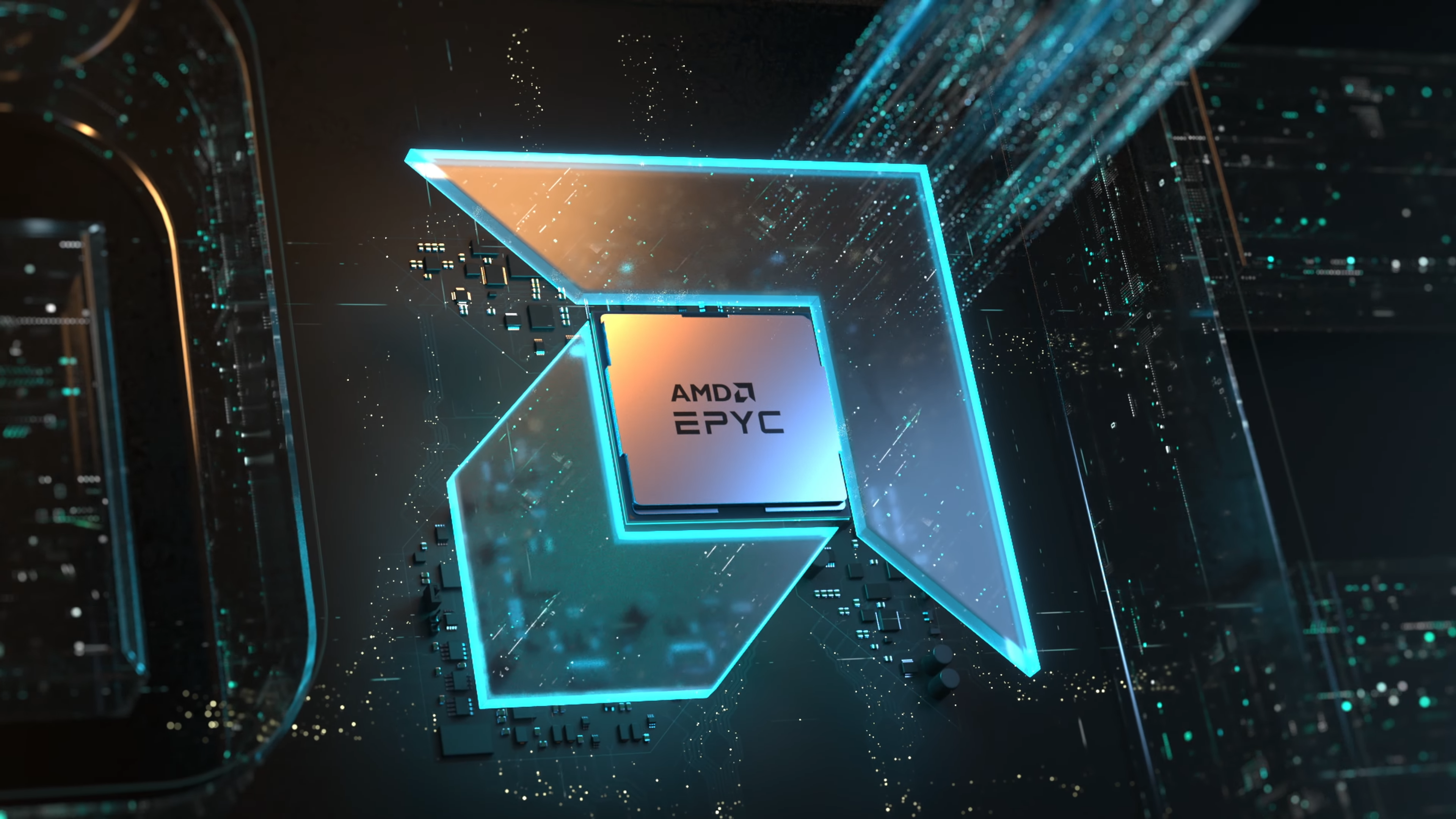 AMD EPYC Background Wallpaper